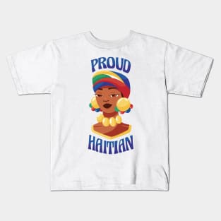 Happy Haitian Flag Day Celebration Haiti Proud Kids T-Shirt